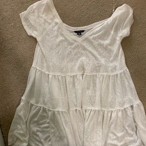 White tunic/mini dress
